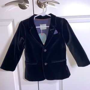 Brand new Zara baby collection velvet blazer 3T